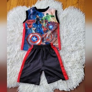 Avenger Kids Superhero Set - Red, Blue, Black